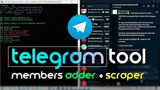 Telegram Members Adder | How to add real Telegram members from a different group [python Scraper]