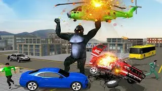 Incredible Monster Gorilla Rampage Game - Android GamePlay