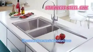 Our stainless steel sinks are as healthy as they are durable.