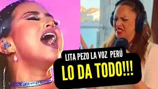 LITA PEZO LA VOZ PERÚ | UNA APUESTA FIRME A GANAR | Vocal coach reaction & analysis