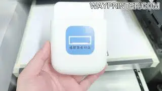 Small size Plastic Container Printing Machine UV printer box printing