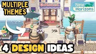 4 EASY HOTEL EXTERIOR DESIGN IDEAS YOU NEED!~ACNH 3.0 ITEMS~ANIMAL CROSSING:NEW HORIZONS~SPEED BUILD
