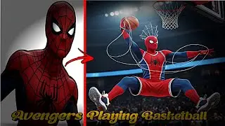 Мстители играют в баскетбол в реальной жизни! 🏀 Ультрареалистичные трансформации