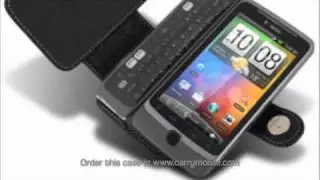 Melkco Leather Case for HTC Desire Z/T-Mobile G2 - Book Type (Black)