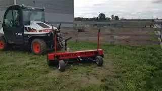 Yacare magnetic sweeper on Bobcat 5610