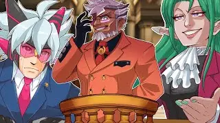 Voice Actors FINALLY Beat Ace Attorney DLC ft. @SyllaAria 