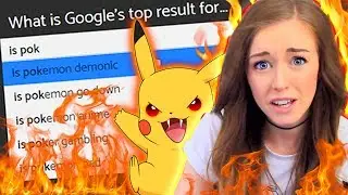😱POKEMON IS DEMONIC!?😈 (Google Autocorrect Challenge!)
