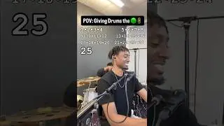 My Brother can play them Drums🥁😮&zwj;💨 Disclaimer: someone definitely miscounted 🤣