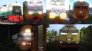 Kompilasi Battle Lokomotif Keramat - Bader vs BB301 27, CC203 28 vs Rheostatic, CC203 40 vs D300 23
