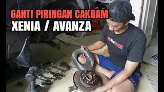 CARA GANTI DISC BRAKE/PIRINGAN CAKRAM AVANZA 2016 @Bengkel_satset