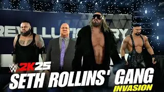 WWE2K25 Seth Freakin Rollins' GANG Entrance w/ Updated Theme | WWE 2K25 Community Creations!