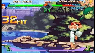 【X MEN VS STREET FIGHTER】Ryu Basic Death Combo