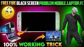 How to fix black screen problem in free fire Black screen problem solved 