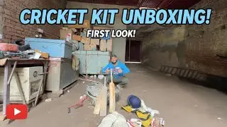 Unboxing my cricket kit 🏏