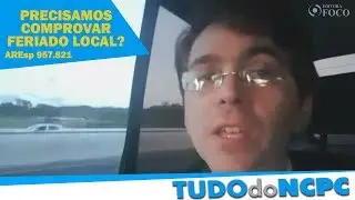 RETROSPECTIVA 2017 - Vídeo 1: Luiz Dellore. Precisamos comprovar feriado local? - AREsp 957.821