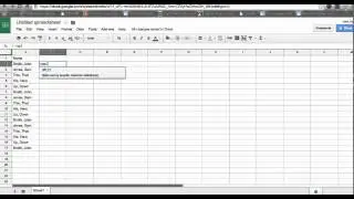 Split a Column in Google Sheet
