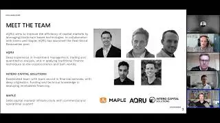 AQRU Launch Receivables Financing Pool on Maple