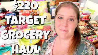 TARGET WEEKLY GROCERY HAUL | LARGE FAMILY GROCERY HAUL