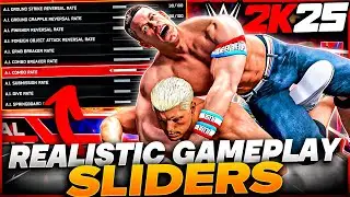 How To Make WWE 2K25 More Realistic!!  WWE 2K25 Custom Difficulty Sliders
