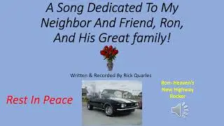 Ron- Heaven's New Highway Rocker Music Video