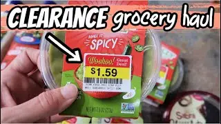 CLEARANCE GROCERY HAUL