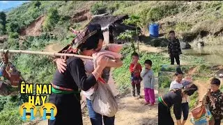BÀ NGOẠI LÊN THĂM CHÁU THƯƠNG THẤY CẢNH NGHÈO KHỔ KHÔNG CẦM ĐƯỢC NƯỚC MẮT 😭😭