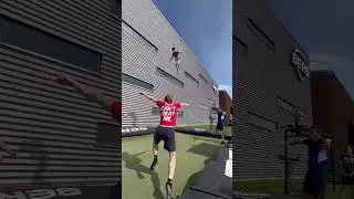 HOW MANY FLIPS?! 😱🔥 #viral #flips #tricking #tricks #explore #shorts