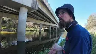 Fishing new spot on Dandenong River 