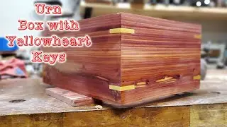 Making a Red Cedar Urn Box with Yellowheart Keys
