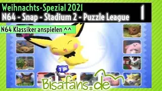 Bisafans Weihnachtsstream Tag 1: Pok&eacute;mon auf Nintendo 64 & Gewinnspiele ^_^