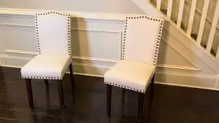Upholstered parsons chairs 