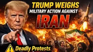 TRUMP WEIGHS MILITARY ACTION AGAINST IRAN ⚠️ Deadly Protests Escalate @usanow92 