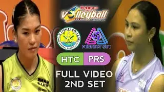 Rebisco Volleyball League 18-Under | HOLY TRINITY COLLEGE vs PERFECT SET USA | FULL 2nd Set