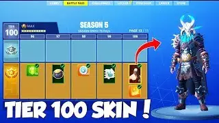 UNLOCKING THE FULL SEASON 5 BATTLE PASS! NEW 