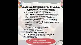 Medicare Coverage for Portable Oxygen Concentrators: What You Need to Know!