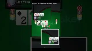 PencilArms plays his (top) two pair CAUTIOUS 350BB DEEP  #highstakespoker #poker #pokerplayers