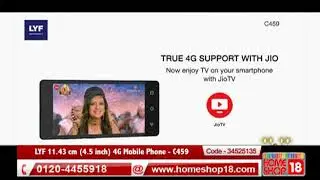 Homeshop18.com - LYF 11.43 cm (4.5 inch) 4G Mobile Phone - C459