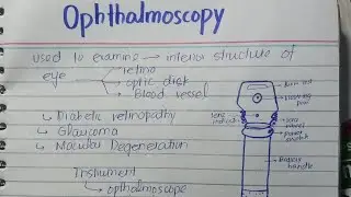 Opthalmoscopy | physiology Practical | Block 5 OSPE | MBBS Lectures | Exam Oriented