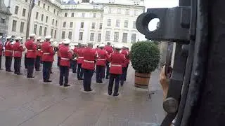 changing guards of there Parliament Palace of prague czech republic. SUBSCRIBE PLEASE!