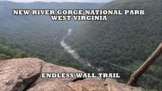 New River Gorge National Park- Endless Wall Trail. Solo Hike with 360 Degree Footage. #solohike
