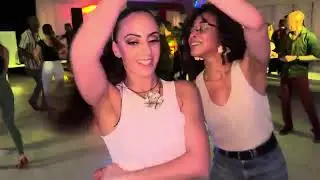 Allison & Samantha (Salsa Social) at the Novaera Social on January 17 2025