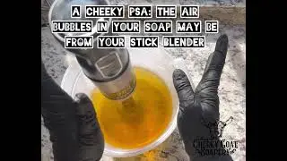 A Cheeky PSA: Air bubbles have many causes&hellip;