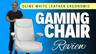 Oline Gaming Office Desk Computer Chair Review - Ergonomic, Lumbar Support, Blade Wheels