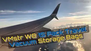 VMstr W8 Travel Vacuum Storage Bags Review &ndash; 15 Pack Space Saver with USB Pump Demo