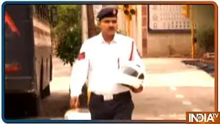 Delhi traffic cop spreads road safety awareness with rap songs