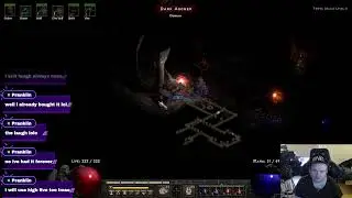 playing diablo 2 Druid class farming runes