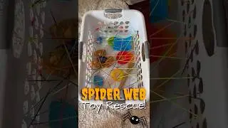 🕷️🕸️Spider Web Toy Rescue!🧸🪀