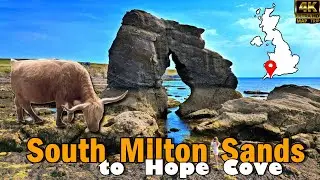South Milton Sands | Thurlestone Rock | Hope Cove | Mouthwell Sands | Drone views | Devon