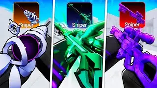 Winning with RAREST SNIPER SKINS in Roblox Rivals! (0.01%)
