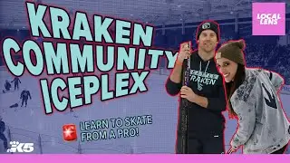 Skating with a PRO at Kraken Community IcePlex | Local Lens Seattle